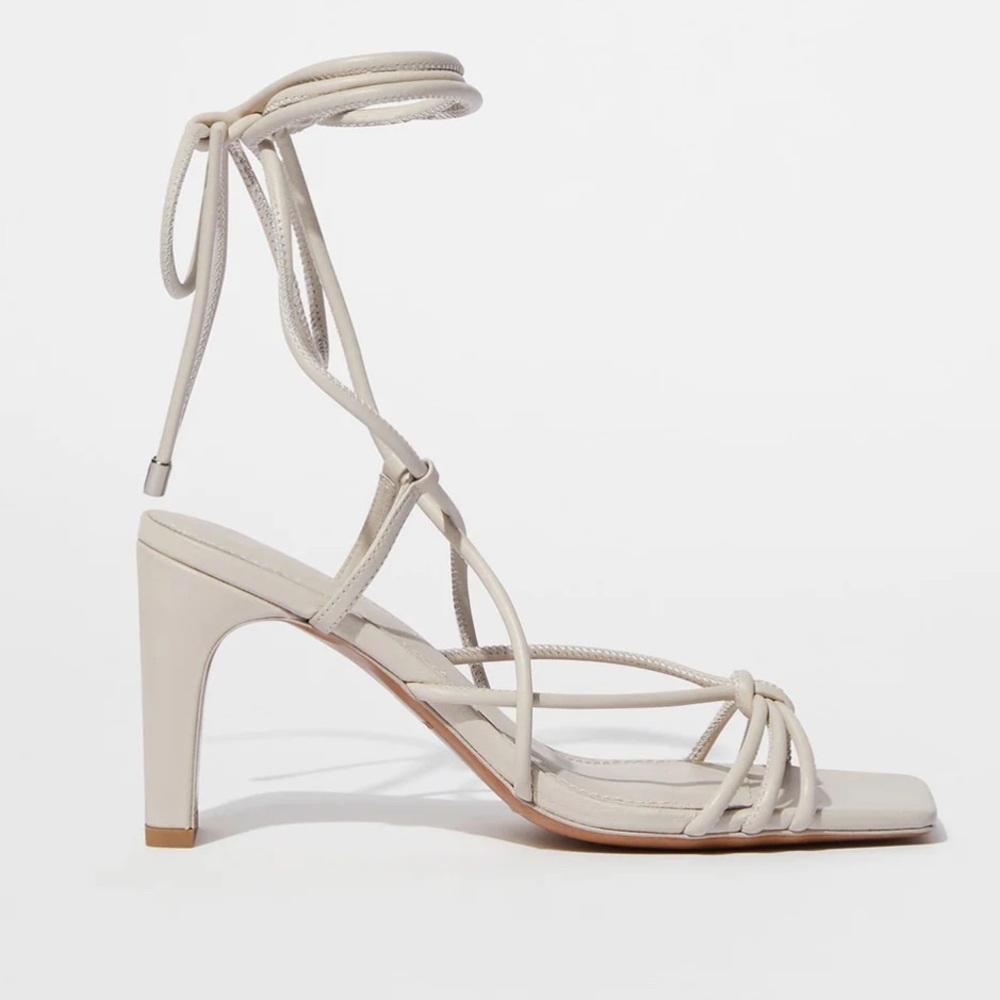 Jonathan Simkhai Meghan Heeled Wrap Sandal Sz 39